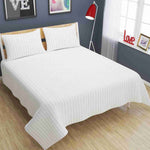 NewTown 1 Double Stripes Bedsheet With 2 Pillow Cover