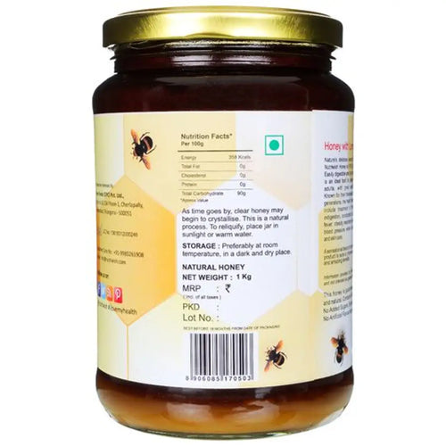 1kg Honey With Lemon - Pure&nbsp; Honey Infused With Lemon
