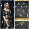 Stylish Cotton Silk Embroidered Saree With Blouse Piece