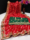 Beautiful Art Silk Saree with Blouse piece (Special Surprise Discount for Lucky customer)