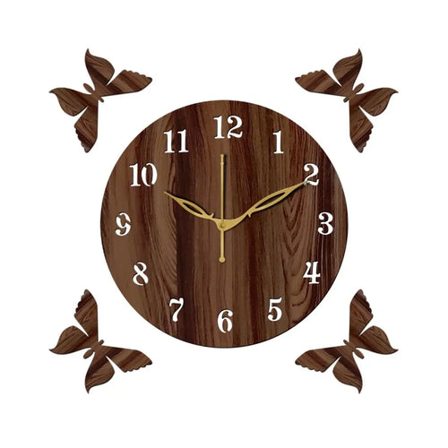 Fancy Wood Wall Clock