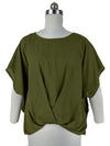 ARMY GREEN TOP