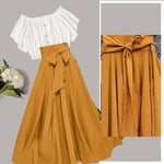 Trendy Top Skirt Set