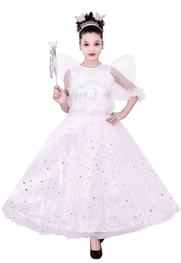 Buy AHHAAAA Blended Baby Girls Angel Pari Dress/Christmas Gown Online at  desertcartCameroon