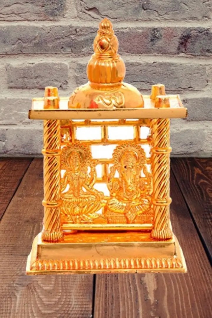 Stunning Lord Ganesh Statue Brass Sculpture Taj Ganesha Diwali Gift 250g |  eBay
